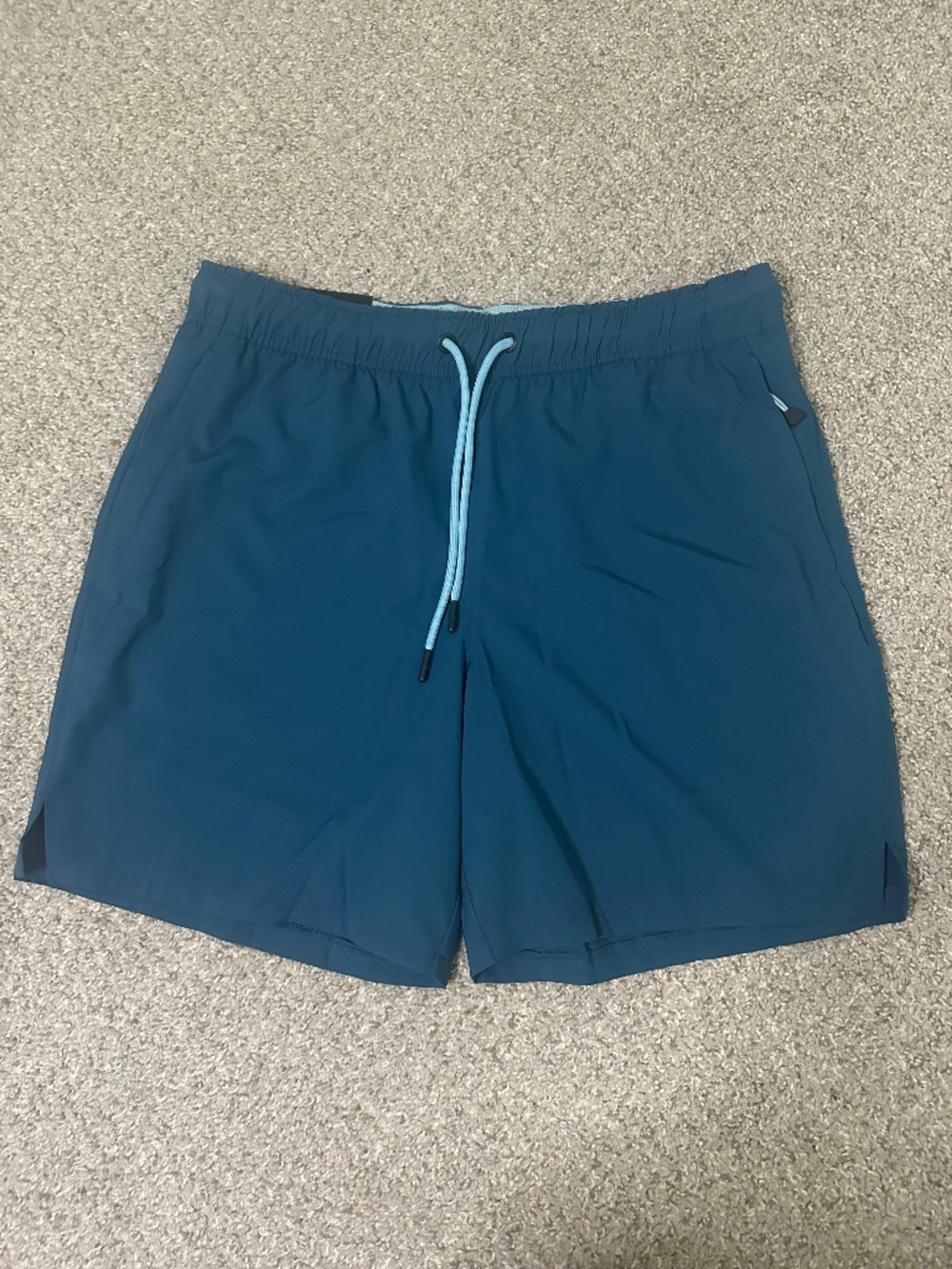 NWT Men's Medium Motion Navy Blue Running Shorts